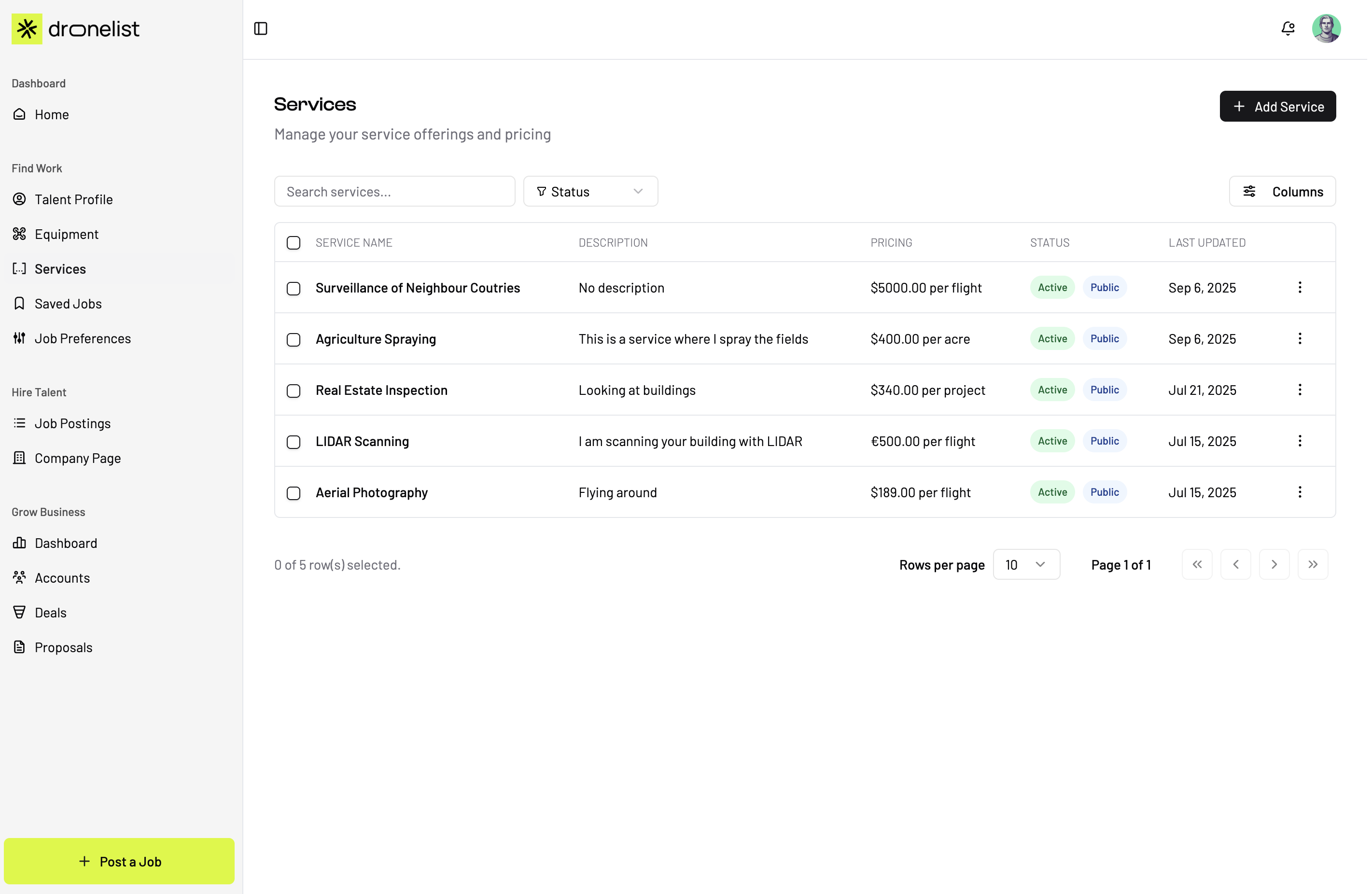 Branding Screenshot